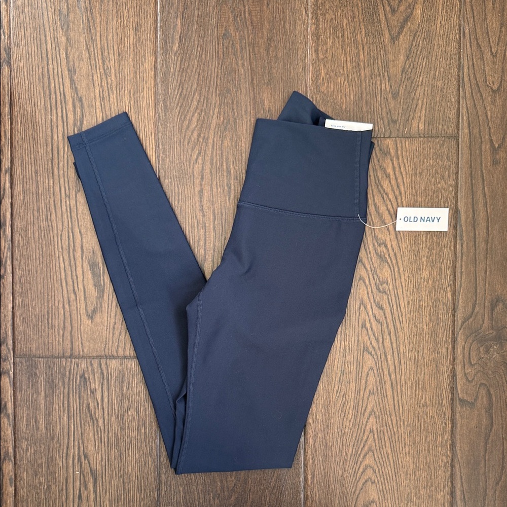 Old Navy | High Rise Power Soft Leggings Full Length NWT Navy